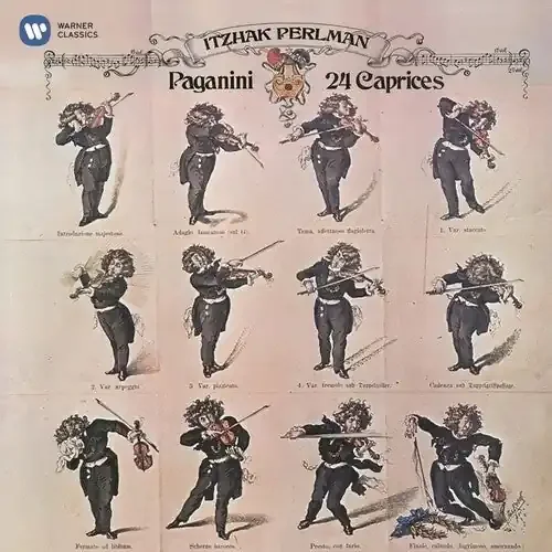 Itzhak Perlman Paganini 24 Caprices – VINYL LP