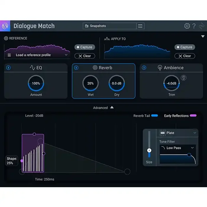 iZotope Dialogue Match Crossgrade from any standard or advanced product (Download) Guitar Center
