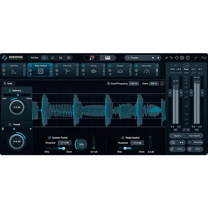 iZotope Ozone 12 Advanced Upgrade from Ozone Elements or Elements Suite Guitar Center