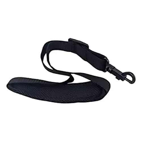 J. Erich Padded Black Saxophone Strap