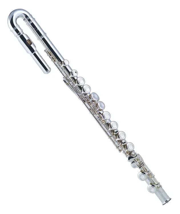 J.Michael FLU450S Flute w/2-Head Joints – Silver Plated Finish
