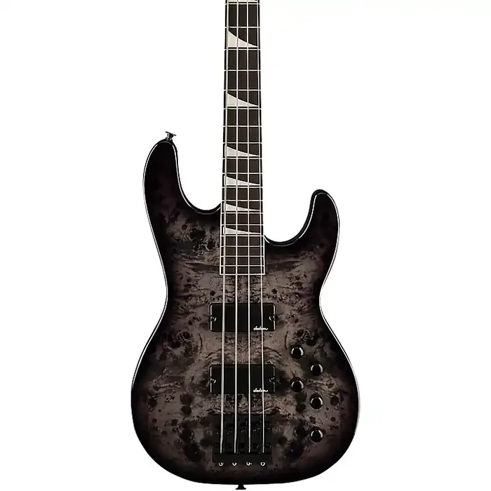 Jackson JS Series Concert Bass CB JS3P Electric Bass Transparent Black Guitar Center