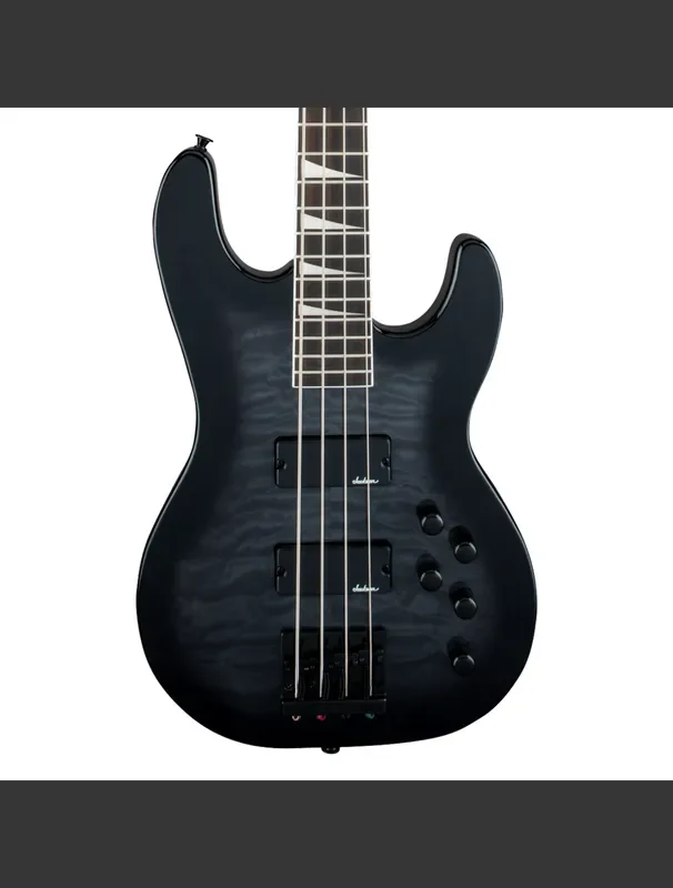 Jackson JS Series Concert Bass JS3Q – Transparant Black Burst w/Amaranth FB