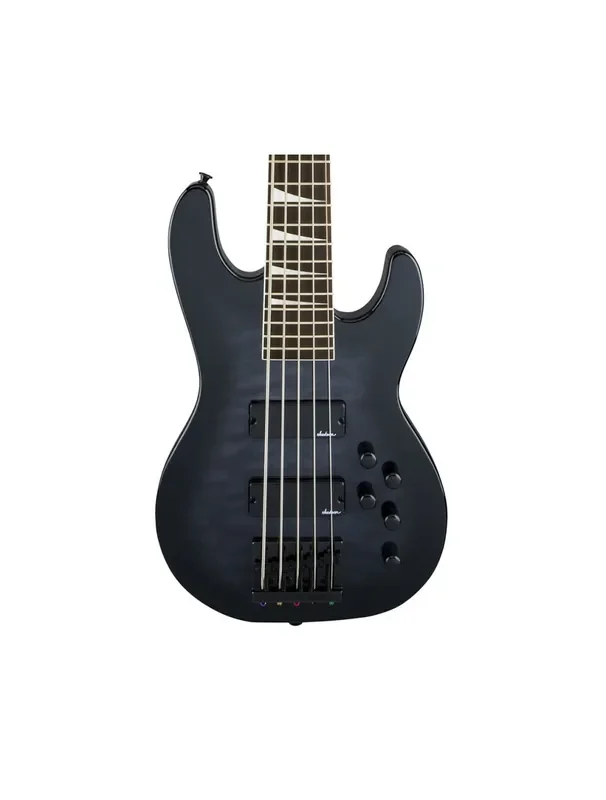 Jackson JS Series Concert Bass JS3VQ – Transparent Black Burst w/ Amaranth FB