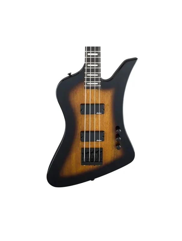Jackson JS Series JS2 Kelly Bird Bass Guitar – Tobacco Burst w/ Amaranth FB