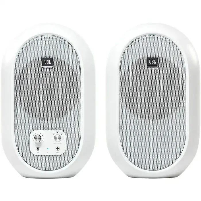 JBL 104-BT Compact Reference Monitors With Bluetooth White Guitar Center