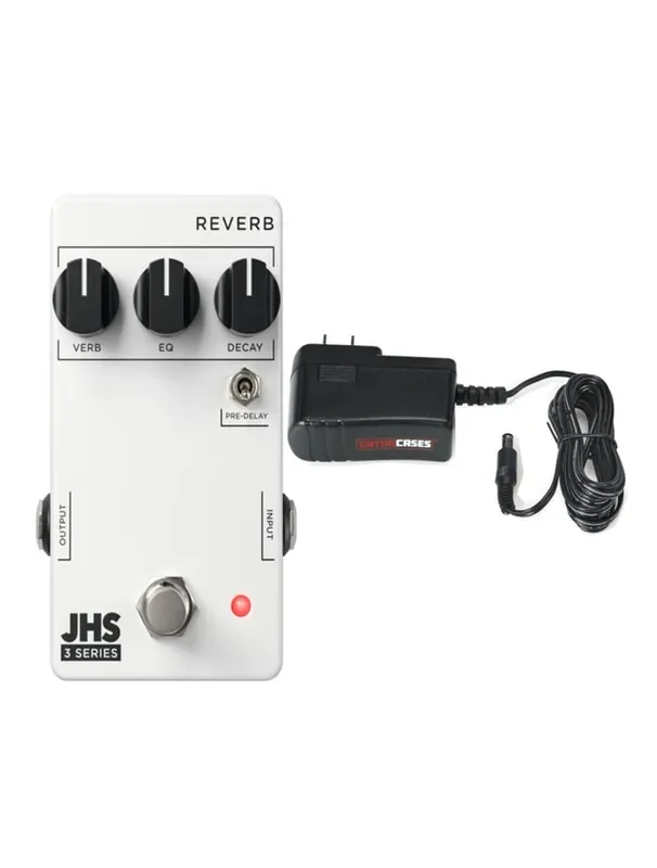 JHS 3 Series Reverb + Gator 9V Power Supply Pack