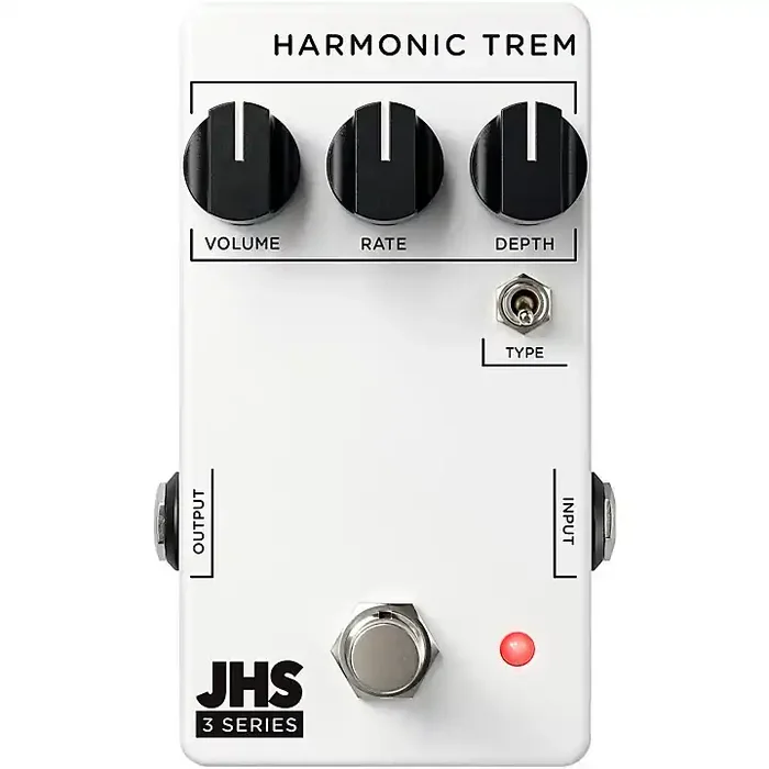 JHS Pedals 3 Series Harmonic Trem Effects Pedal White Guitar Center