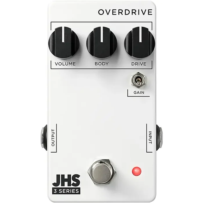 JHS Pedals 3 Series Overdrive Effects Pedal White Guitar Center