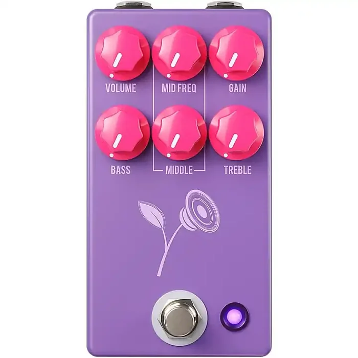 JHS Pedals Violet Lari Basilio Signature Distortion/Overdrive Effects Pedal Purple Guitar Center