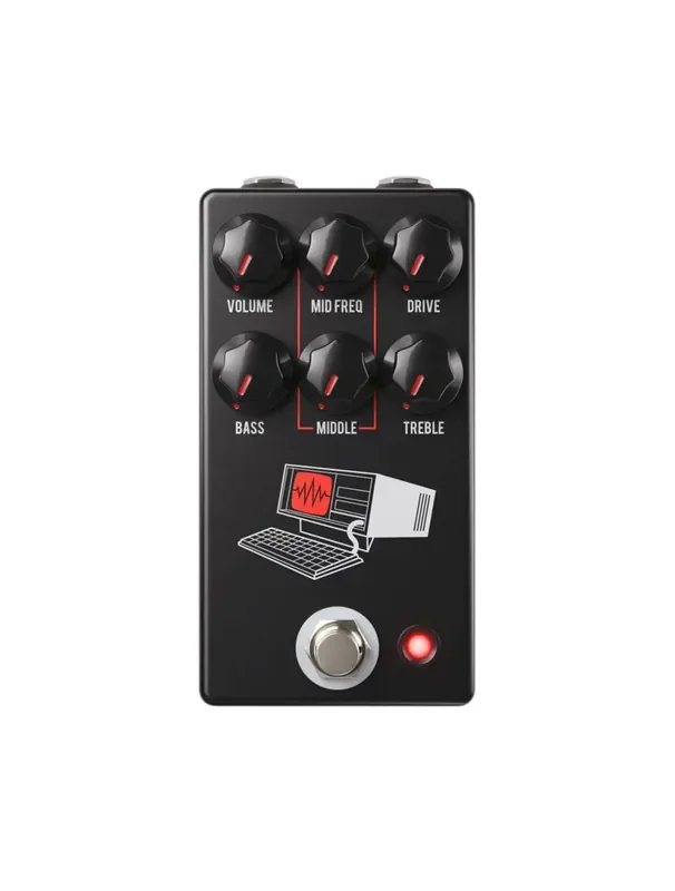 JHS The Hard Drive Distortion Pedal – Black – Open Box