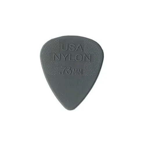 Jim Dunlop Nylon Standard Plectrums 0.73mm 12-Pack