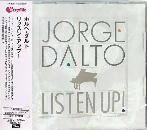 Jorge Dalto Listen Up! – COMPACT DISCS