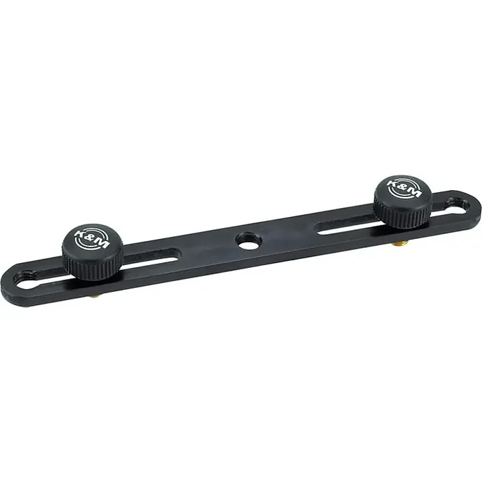 K&M Microphone Bar Dual Mic Holder Guitar Center