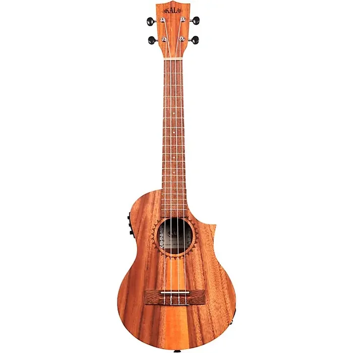Kala Teakwood Tri-Top Tenor Acoustic-Electric Ukulele Guitar Center