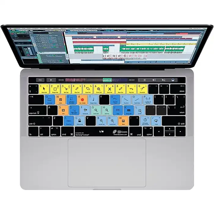 KB Covers Cubase Keyboard Cover for MacBook Pro (Late 2016+) with Touch Bar Guitar Center
