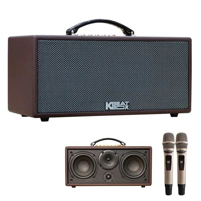 KBEATBOX CS-366Plus – Premium Compact Karaoke Speaker System | 150W RMS | Wireless Mics