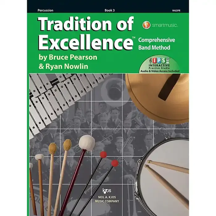 KJOS Tradition of Excellence Book 3 Percussion Guitar Center