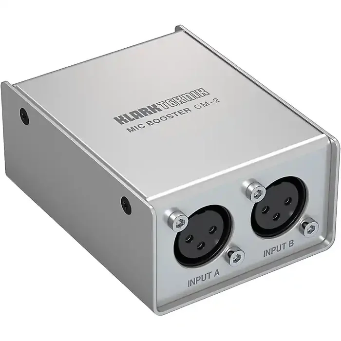 Klark Teknik MIC BOOSTER CM-2 2-Channel Dynamic Microphone Booster with Preamps Guitar Center
