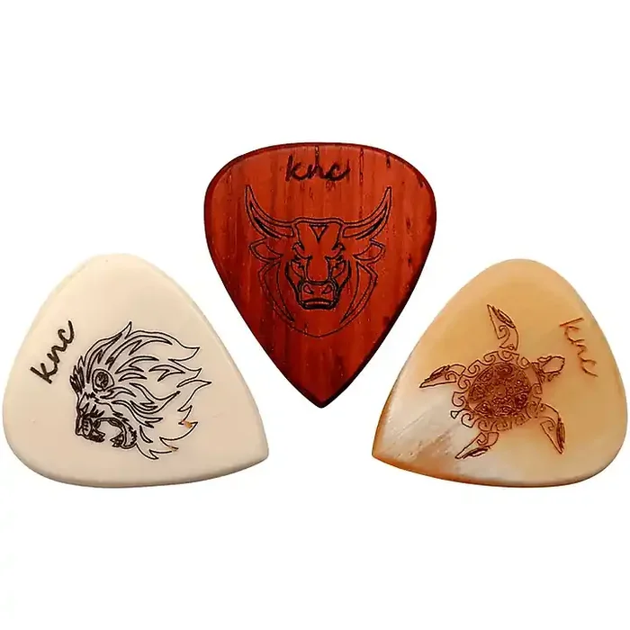 Knc Picks Wild Life Set Guitar Picks With Wooden Box 3 Pack Guitar Center