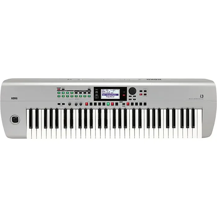 KORG i3 61-Key Music Arranger Silver Guitar Center