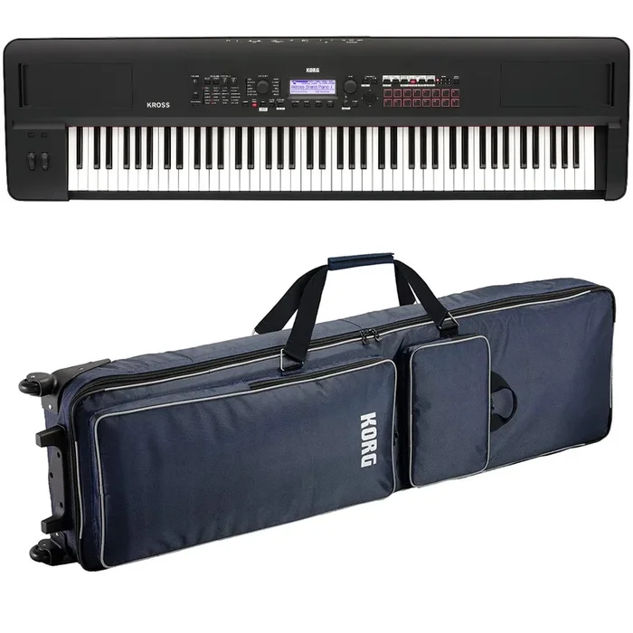 Korg Kross 2 88 Music Workstation – Matte Black CARRY BAG KIT