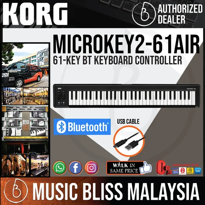 Korg microKEY Air 61 Keyboard (MicroKey2-61Air)