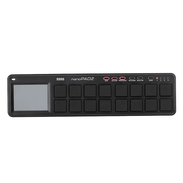 KORG nanoPAD2 Slim-Line USB Drum Pad Controller Black Guitar Center