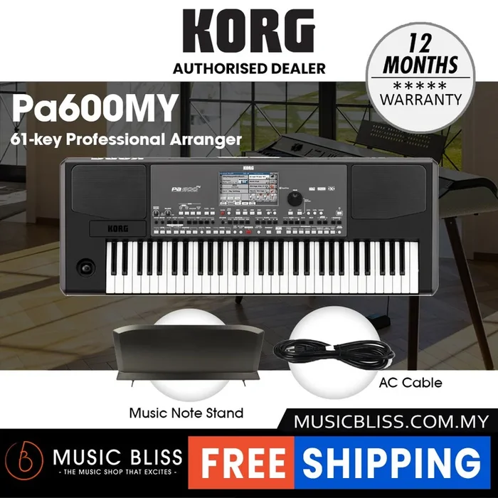 Korg Pa600MY 61-key Professional Arranger