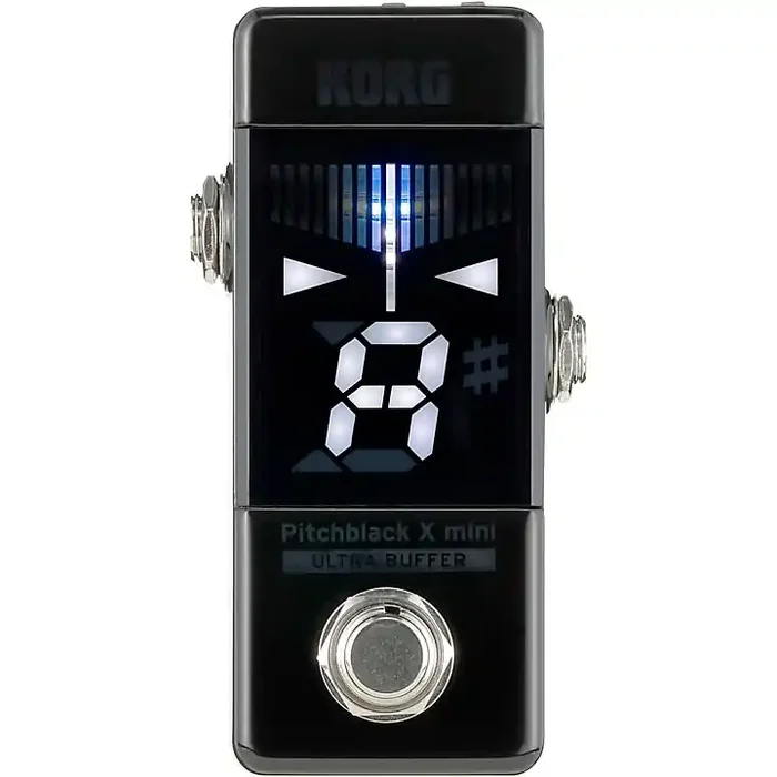 KORG Pitchblack X Mini Chromatic Pedal Tuner Black Guitar Center
