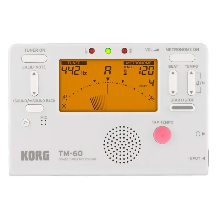 Korg TM-60 White – Combo Tuner/Metronome