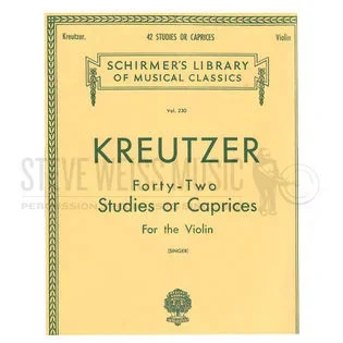 Kreutzer-42 Studies (ed. Singer)