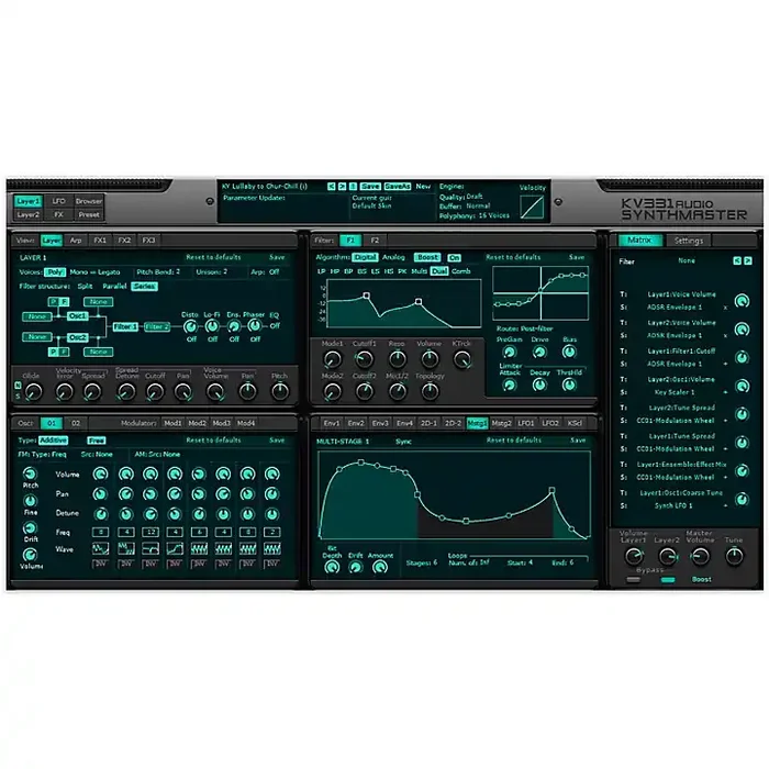 KV331 Audio SynthMaster 2 Upgrade From SynthMaster Player Guitar Center