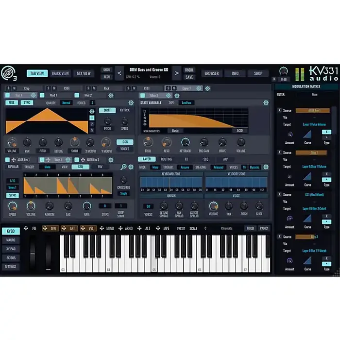 KV331 Audio SynthMaster 3 Guitar Center