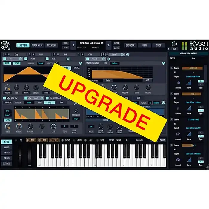 KV331 Audio SynthMaster 3 Upgrade from SM Player Guitar Center