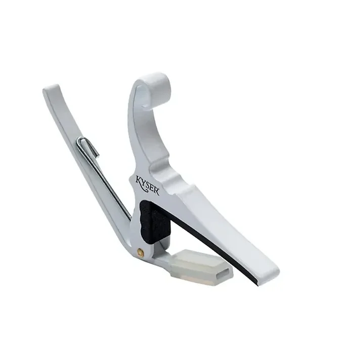 Kyser Quick-Change Capo for 6-String Guitars White Guitar Center