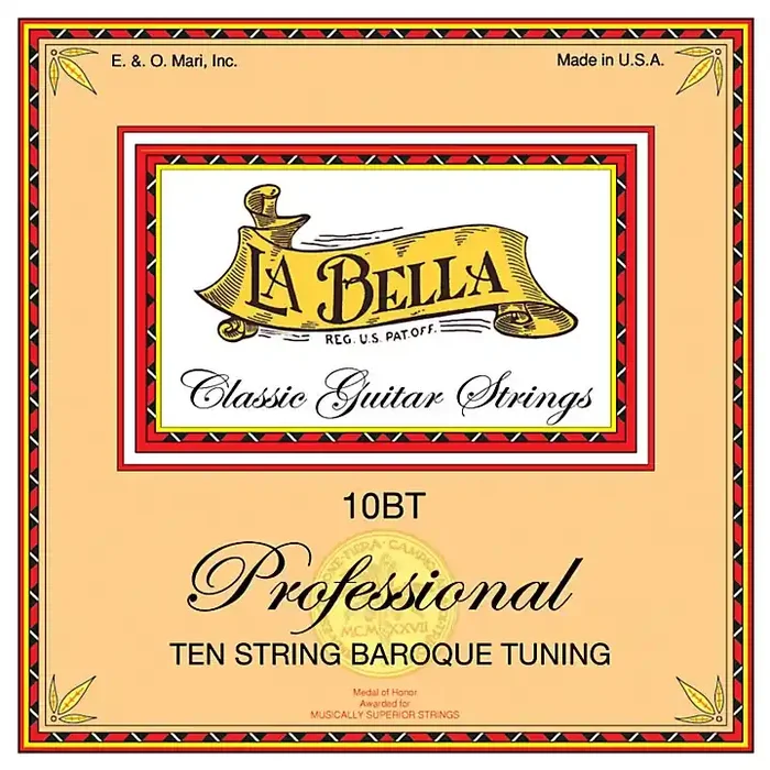 La Bella 10BT Classical 10-String Baroque Tuning Set Guitar Center