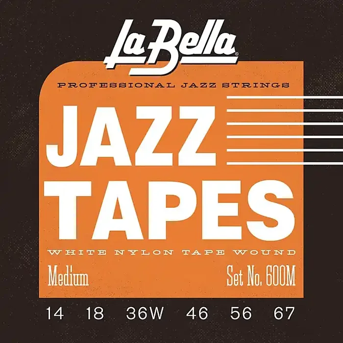 La Bella 600 White Jazz Tapes Medium (14 – 67) Guitar Center
