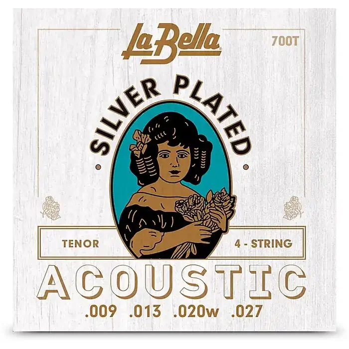 La Bella 700T Silver-Plated Tenor 4-String Acoustic Strings Guitar Center