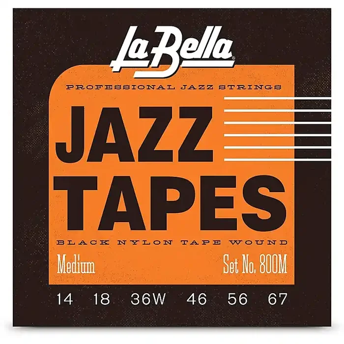 La Bella 800 Black Jazz Tapes 6-String Electric Guitar Strings Medium (14 – 67) Guitar Center