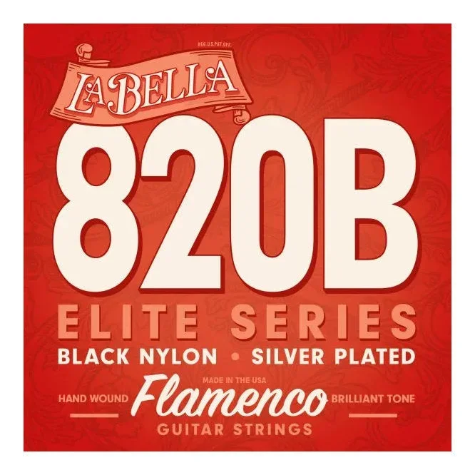 La Bella 820-B Elite Nylon Guitar String – Flamenco – Black Nylon – Me– At Large Inc.® Musical Instruments & Pro Audio