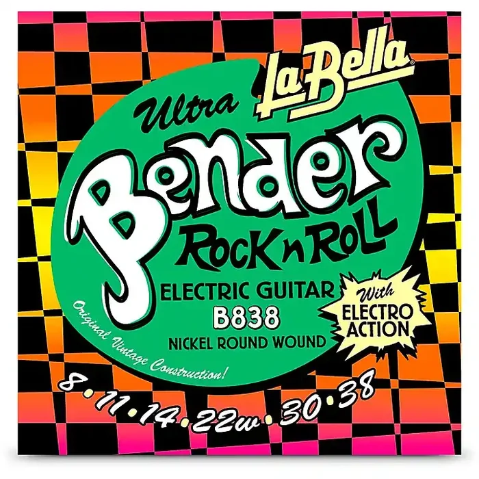 La Bella Bender Rock n Roll Electric Guitar Strings 8 – 38 Guitar Center