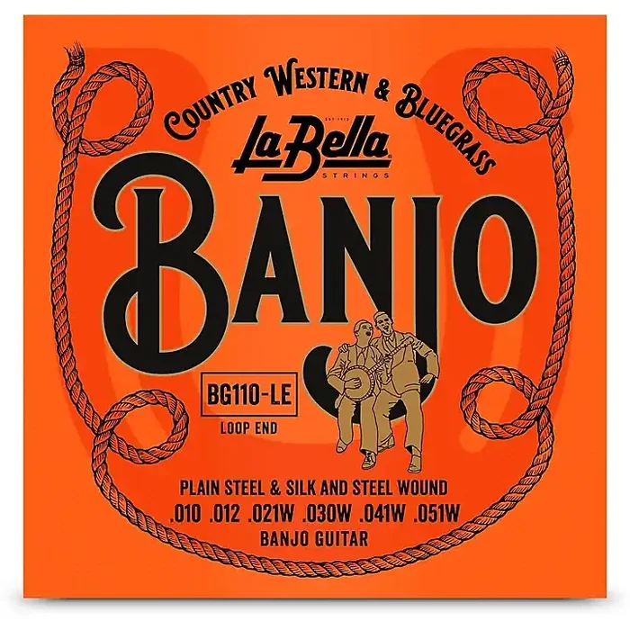 La Bella BG110 Banjo Guitar Strings With Loop Ends Guitar Center