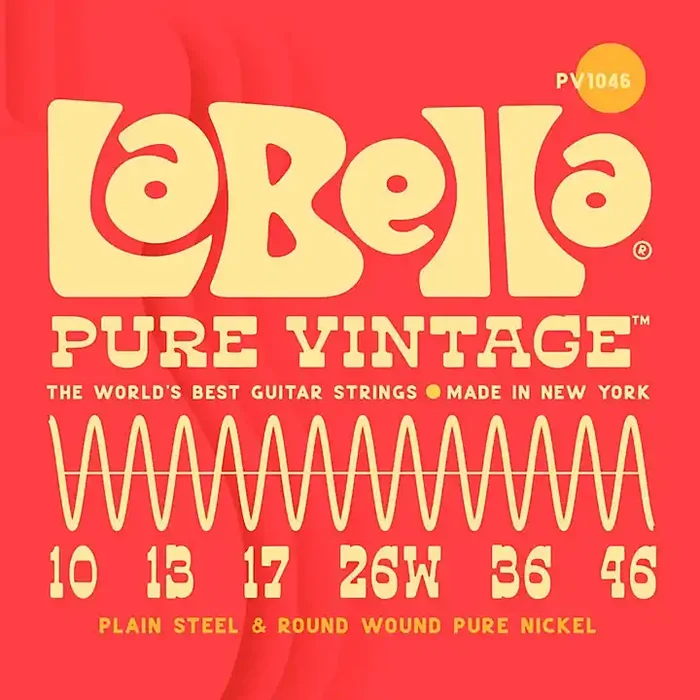 La Bella Pure Vintage Electric Guitar Strings 10 – 46 Guitar Center