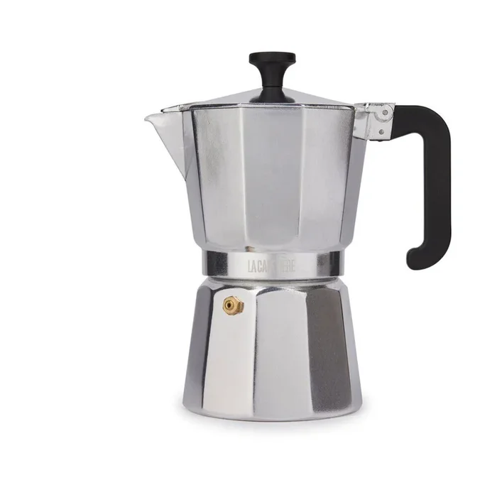 La Cafetiere Venice 6-Cup 290ml Espresso Maker Aluminum Coffee Pot (Silver)