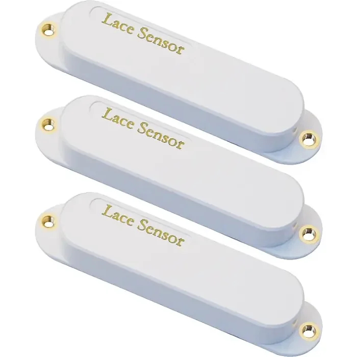 Lace Sensor Gold Guitar Pickups 3-Pack S-S-S Set White Guitar Center