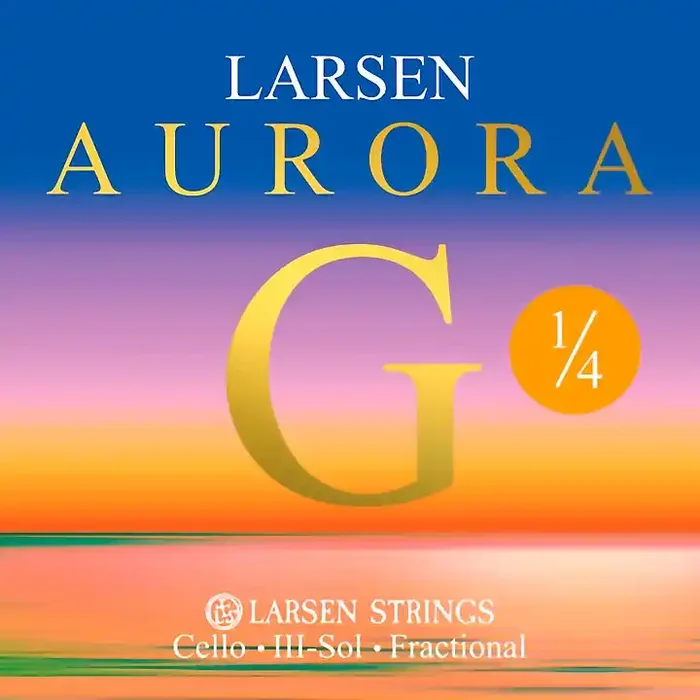 Larsen Strings Aurora Cello G String 1/4 Size, Medium Nickel, Ball End Guitar Center
