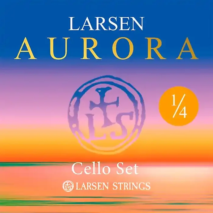 Larsen Strings Aurora Cello String Set 1/4 Size, Medium Guitar Center