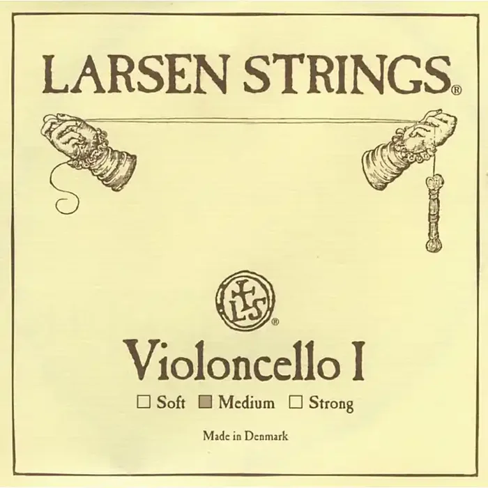 Larsen Strings Chromesteel Series Cello Strings D, Chromesteel, Medium Guitar Center