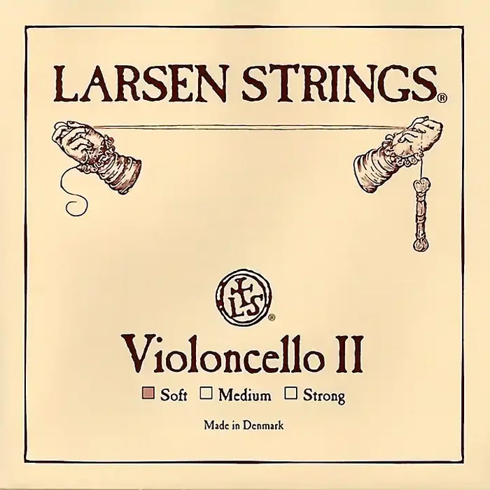Larsen Strings Original Cello D String 4/4 Size, Light Steel, Ball End Guitar Center